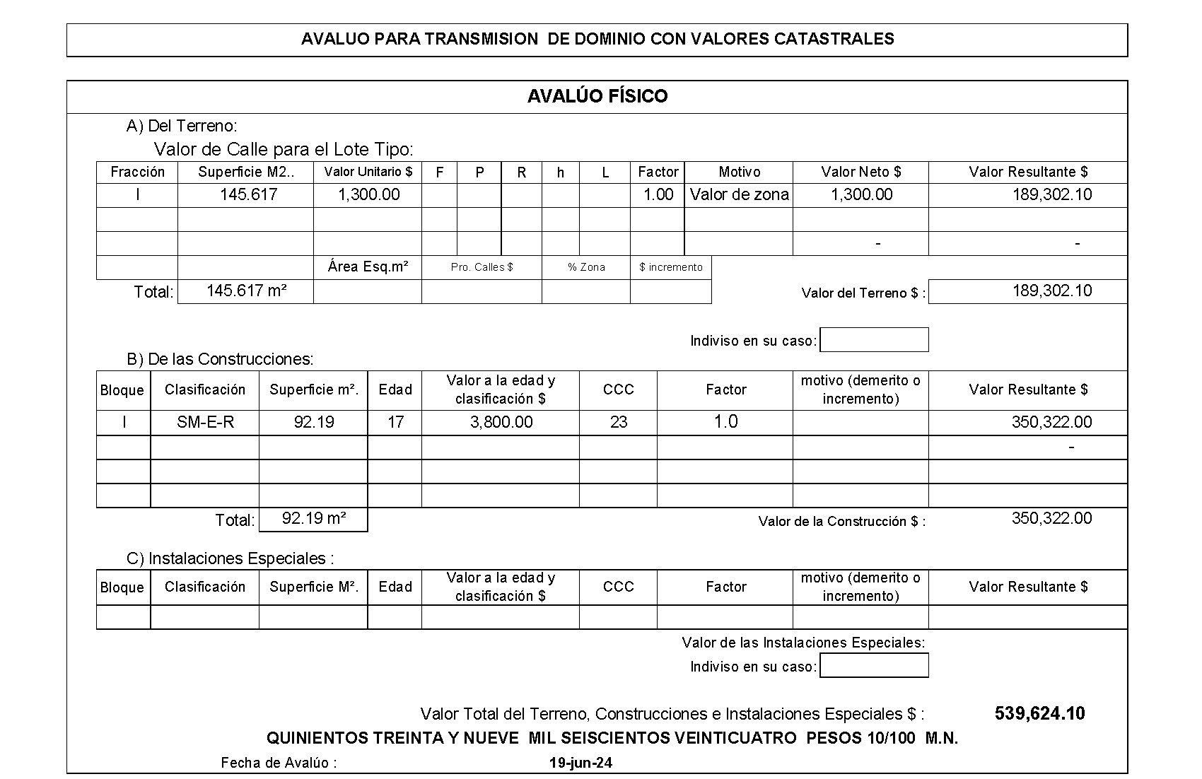 Proyecto Valuación